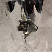 Superb silver-plated ice bucket by Christofle Anemone