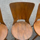 Suite of 6 Baumann chairs Dove model