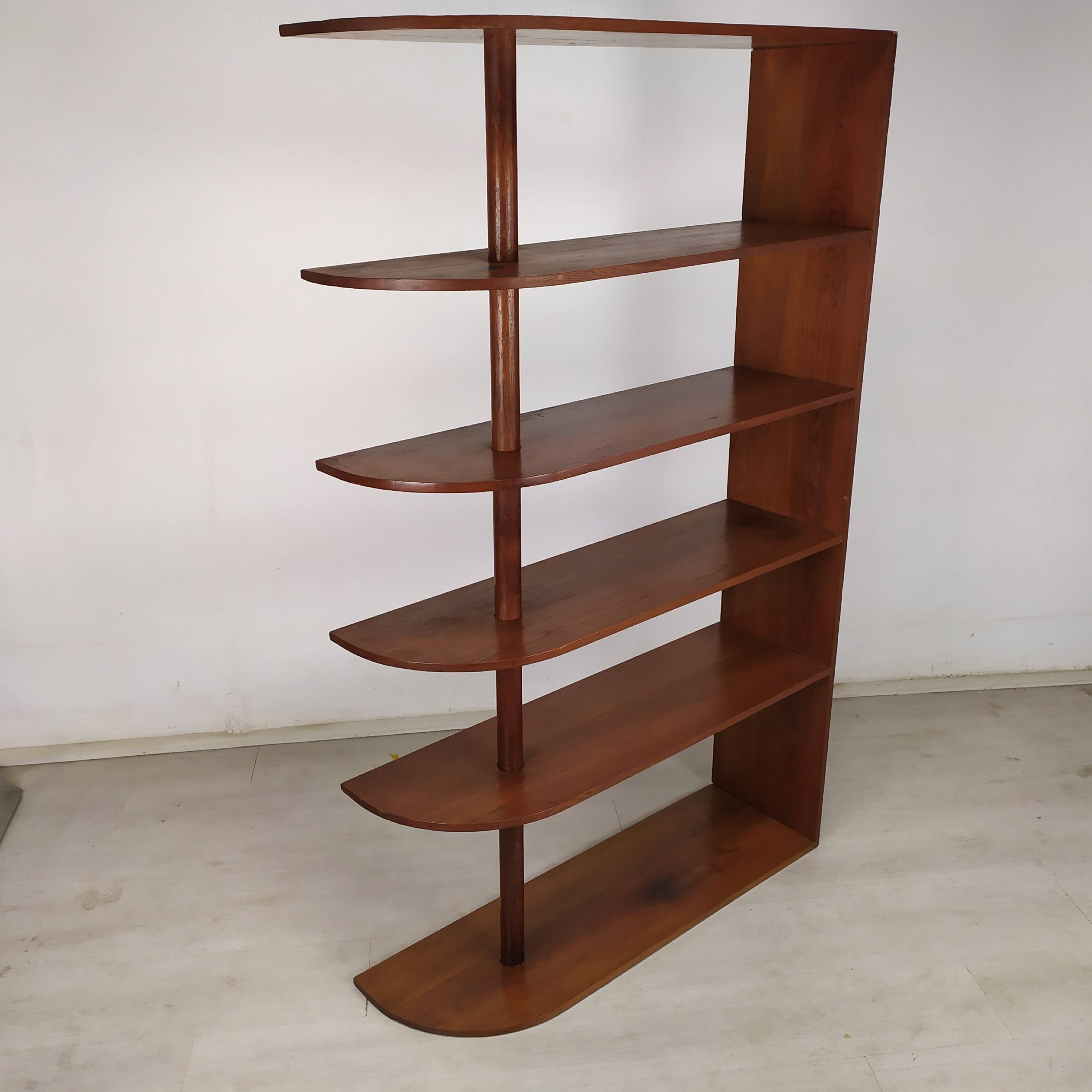 Oak shelf art deco style