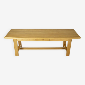 Solid elm dining table