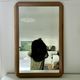 Large oak Mid-century mirror