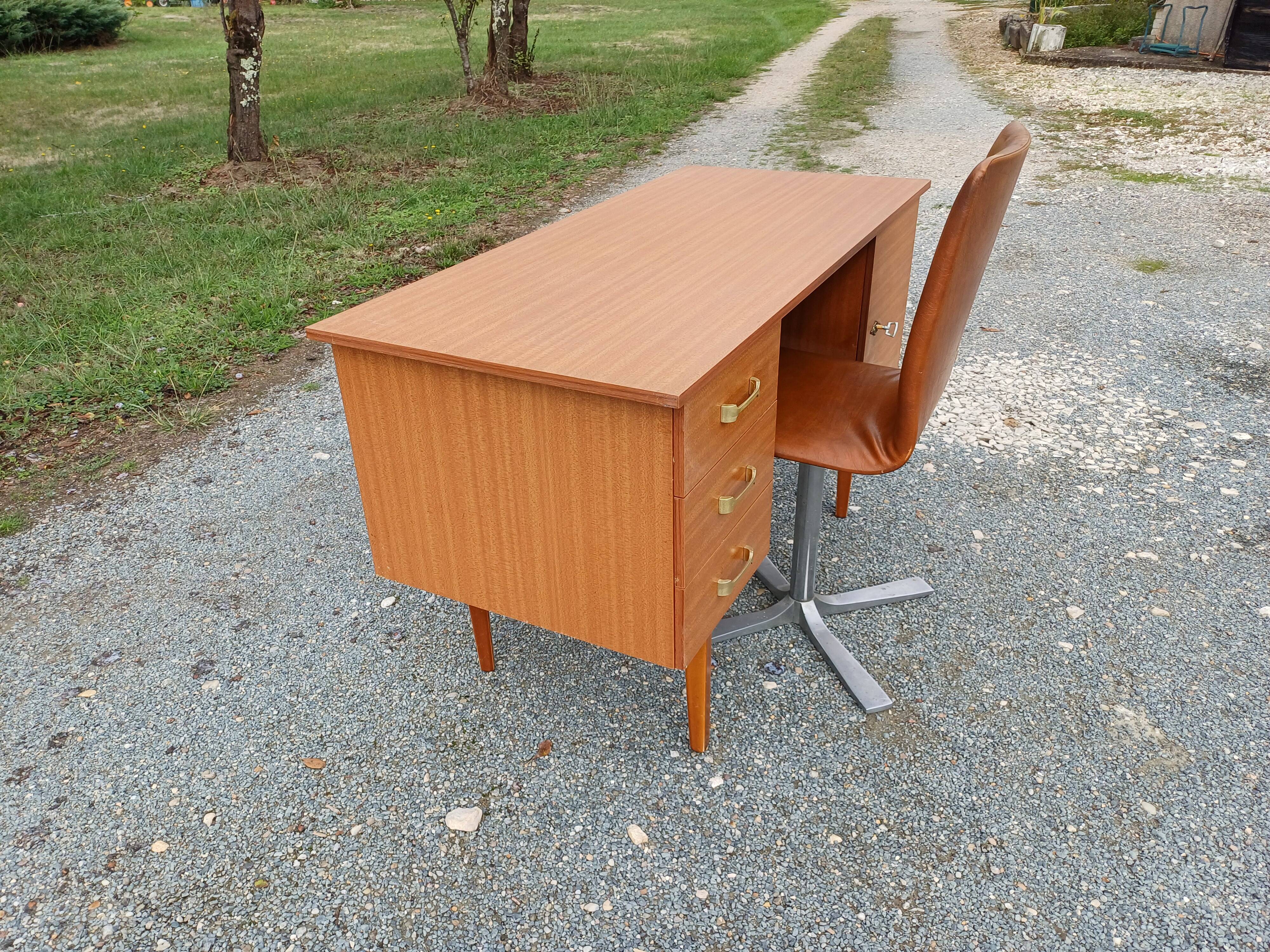 Vintage 70s Desk + Chair