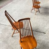 Elegant lounge chairs, 1955, set of 2