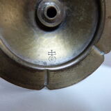 rare pair of arts and crafts USA candlesticks