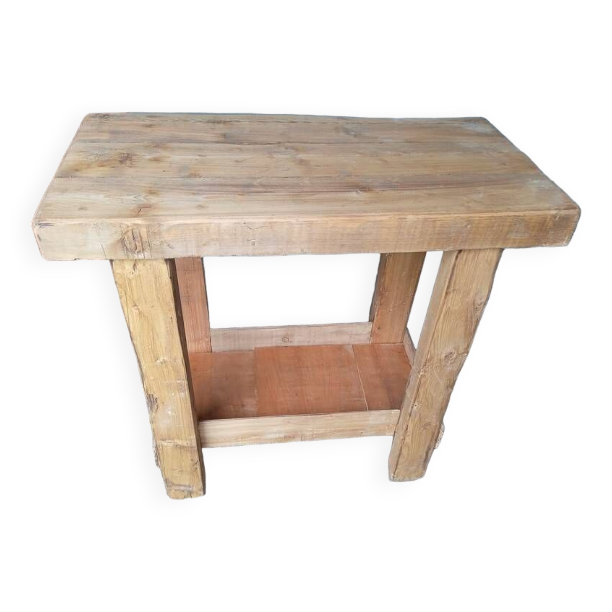 Workbench 90cm old solid wood