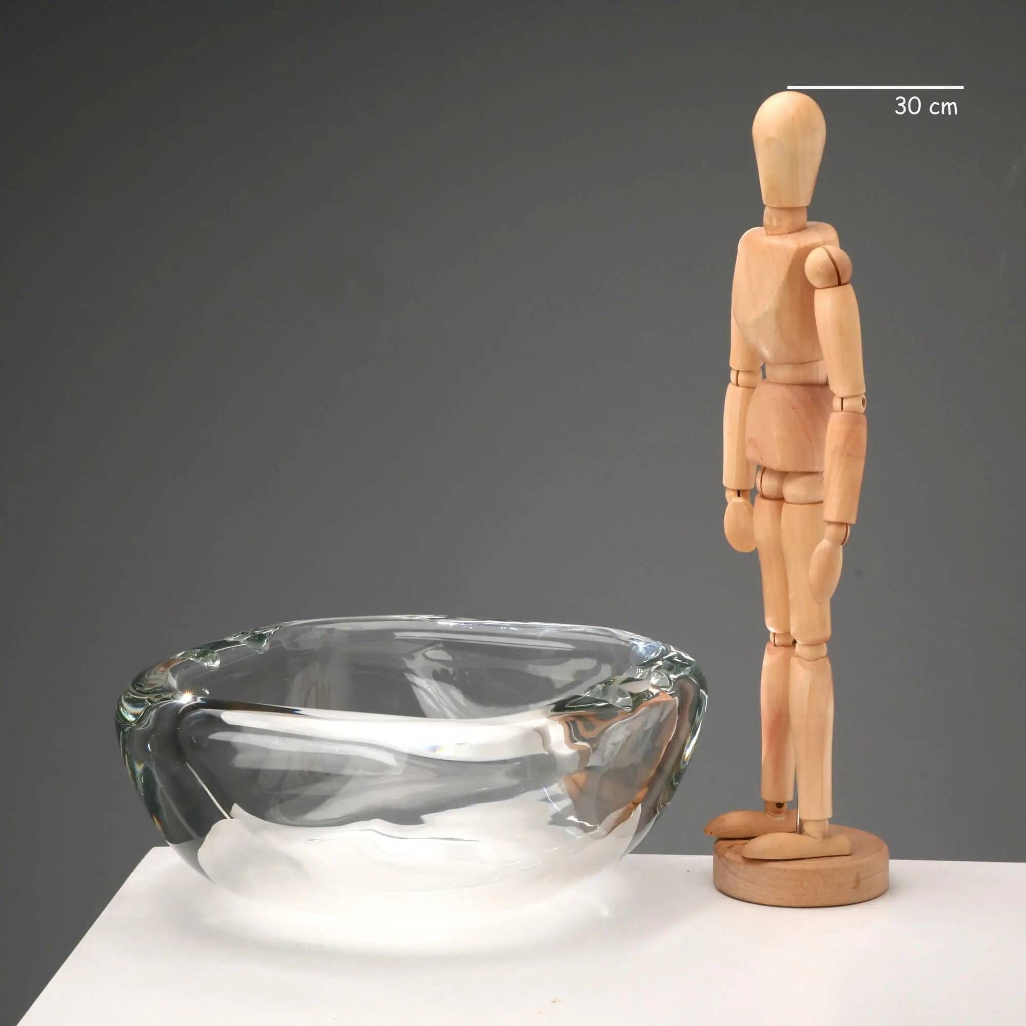Vintage glass ashtray Barbini, 1980s-1990s