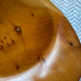 Oval wooden dish