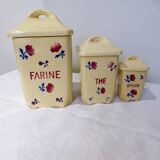 Set of 3 spice jars from Badonviller 211293