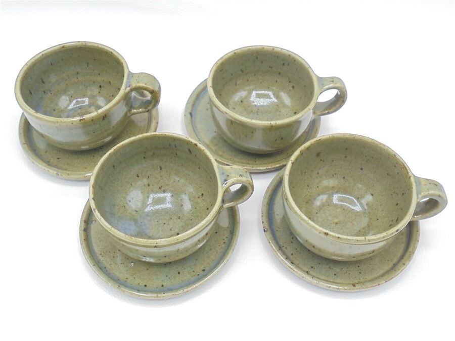 Set of 4 sandstone cups
