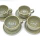 Set of 4 sandstone cups