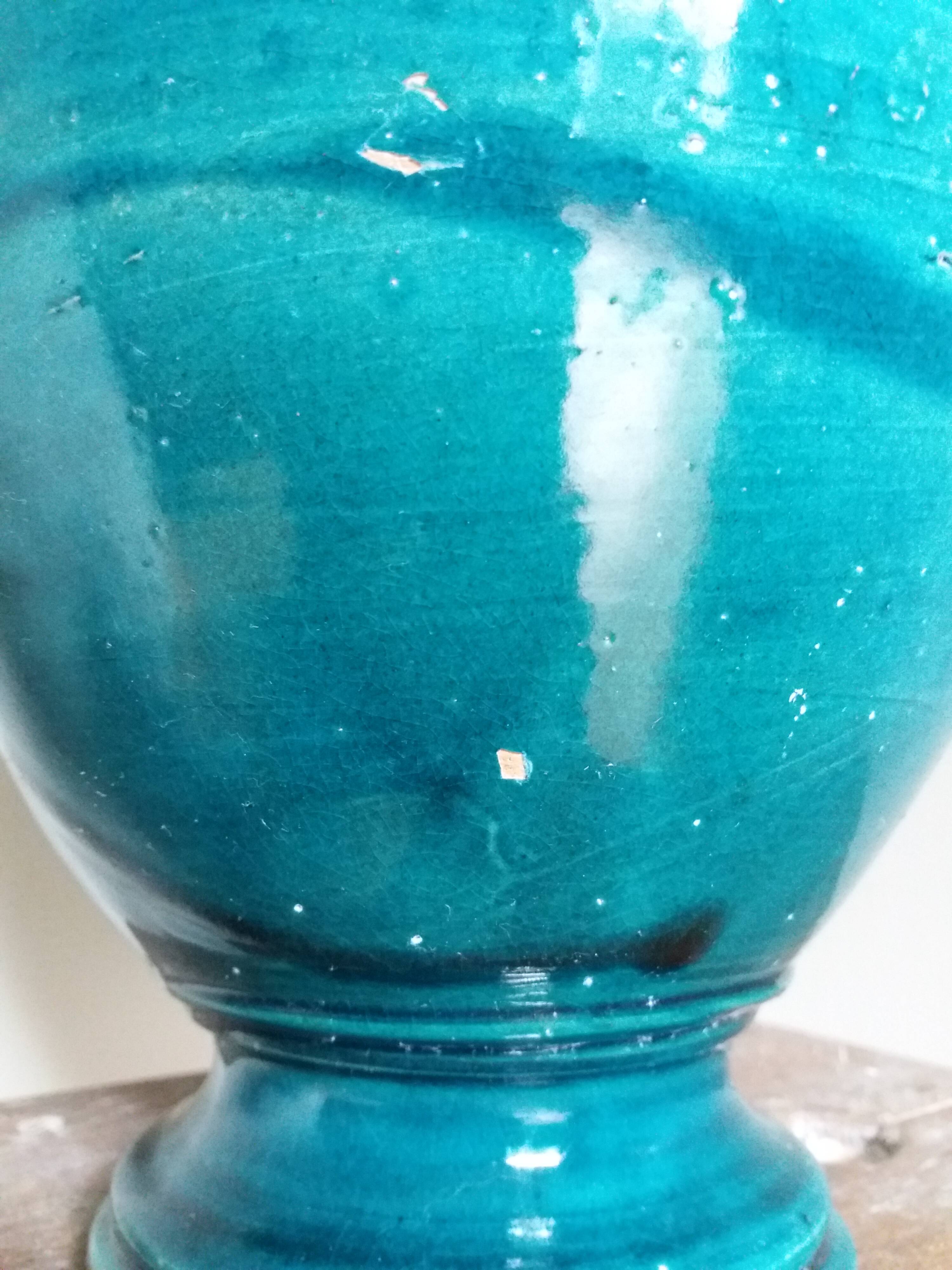 Handcrafted vase Morocco 1950s