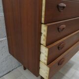 Scandinavian dresser by Kai Kristiansen vintage teak, 60