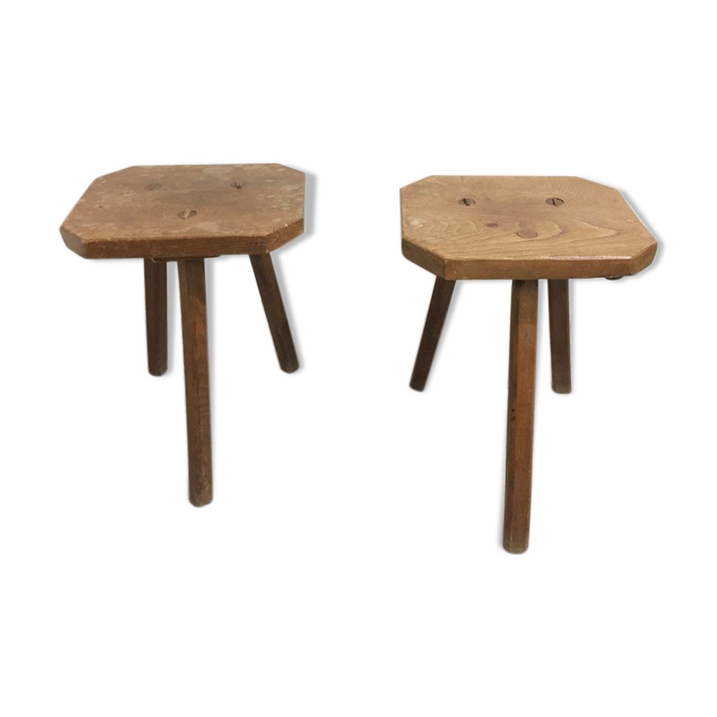 Pair stools vacher 1950
