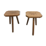 Pair stools vacher 1950
