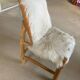 Faux fur chair