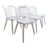 Set of six vintage Scandinavian chairs