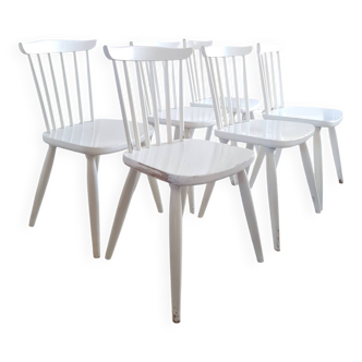 Set of six vintage Scandinavian chairs
