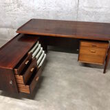 Executive desk in rosewood by Arne Vodder for Sibast Møbler