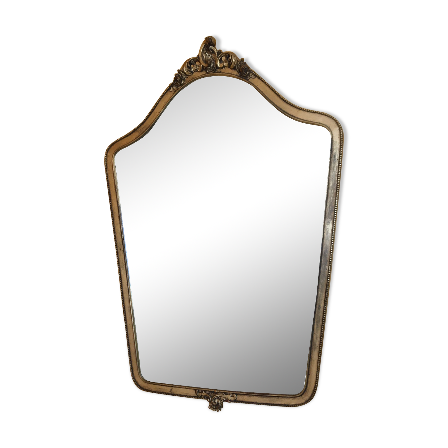 Golden baroque mirror h 68/45l