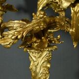 Bronze Candelabra, after J-A. Meissonnier, Rococo style, Napoleonic era