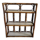 Vintage rattan shelf