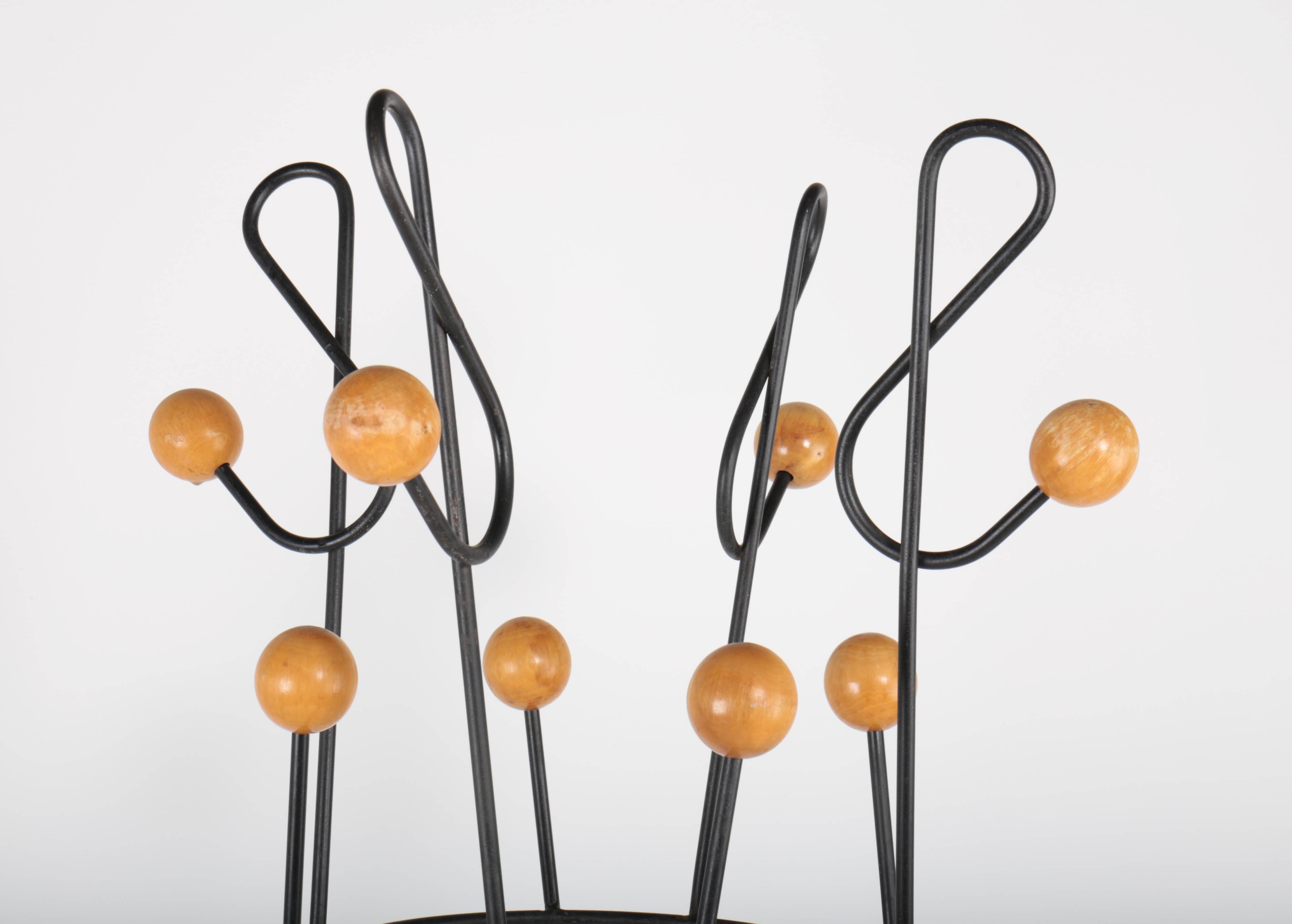 Clef de tre coat rack  1950s