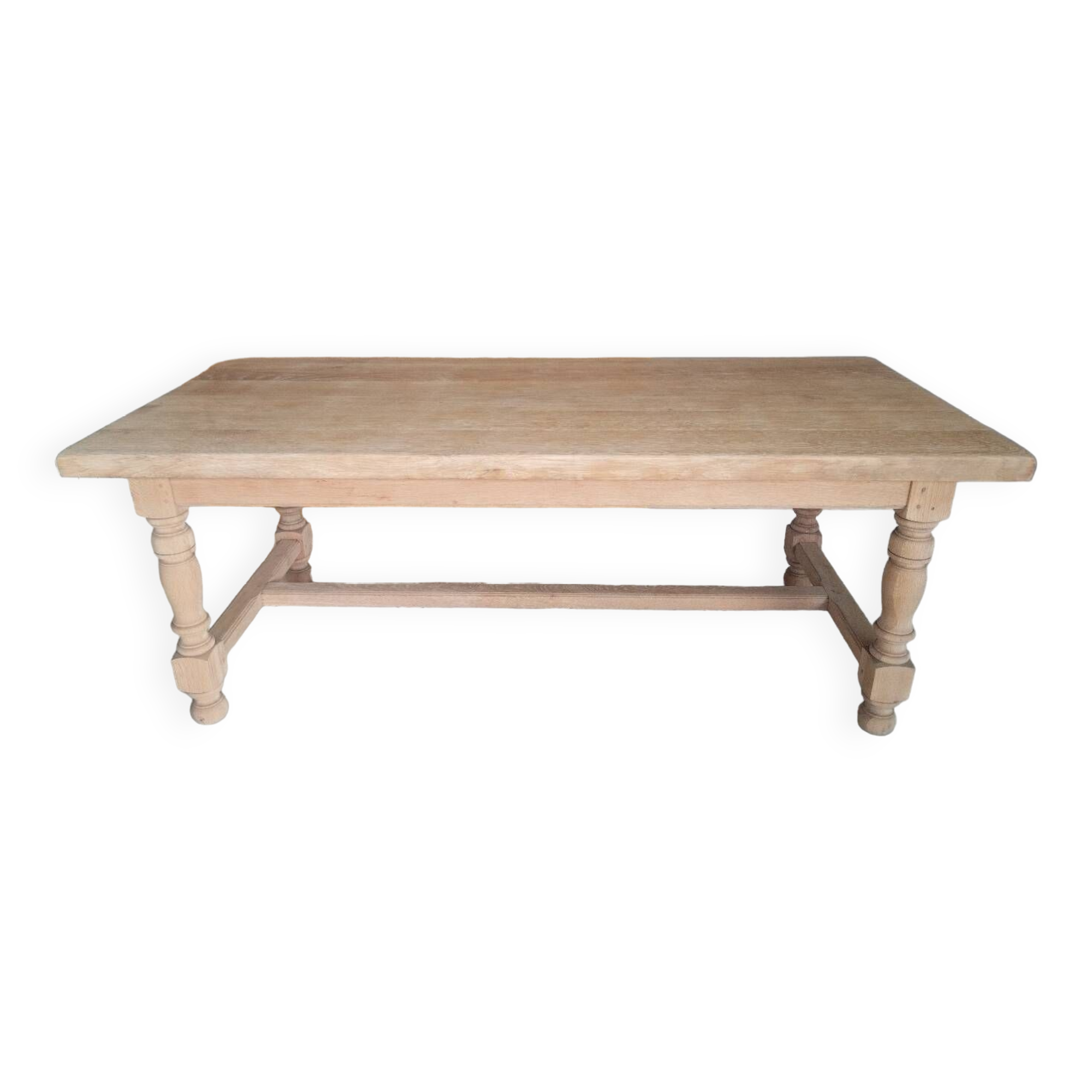 Solid oak farmhouse table