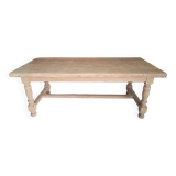 Solid oak farmhouse table