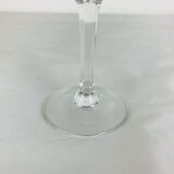 6 Chantilly model stemmed glasses from Saint Louis, crystal, wine or port