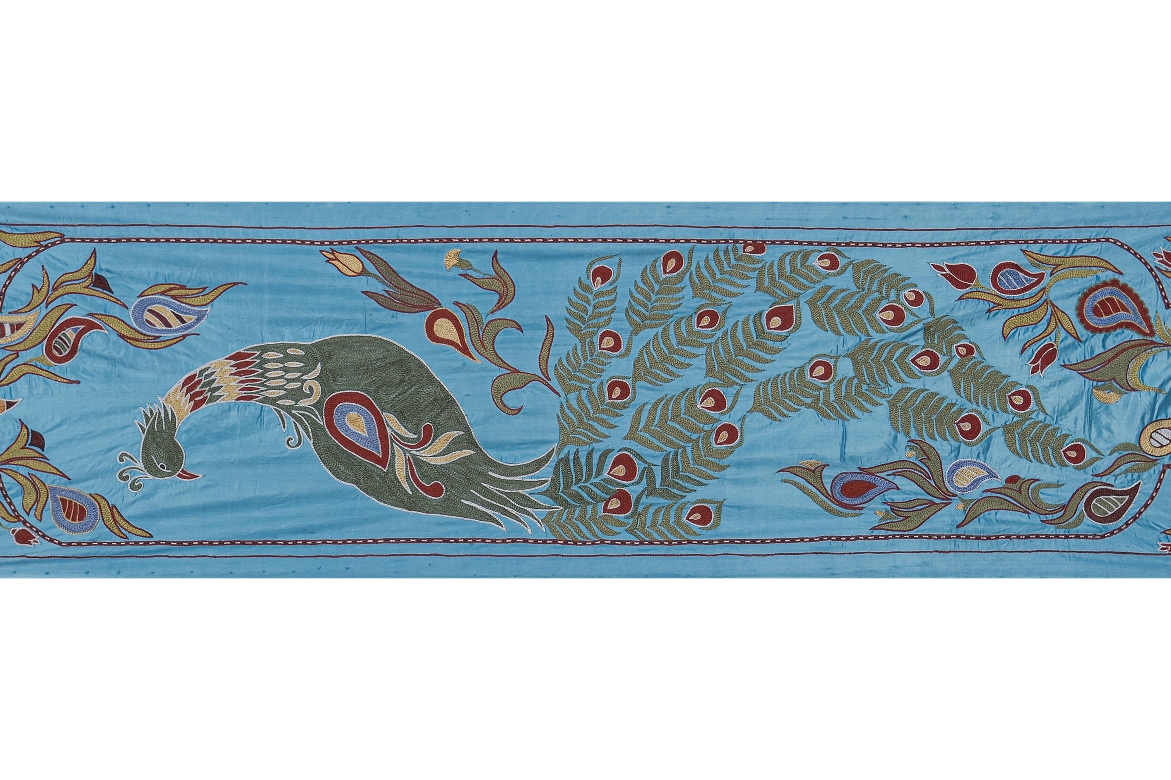 Hand knotted rug, vintage turkish rug 53x187 cm