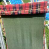 Checkered camping chair