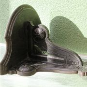 Console d'applique Napoléon III en bois noirci