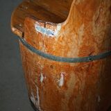 Wabi Sabi trunk armchair from the mid-20th century in pine, by a Swedish cabinetmaker, 1950s.