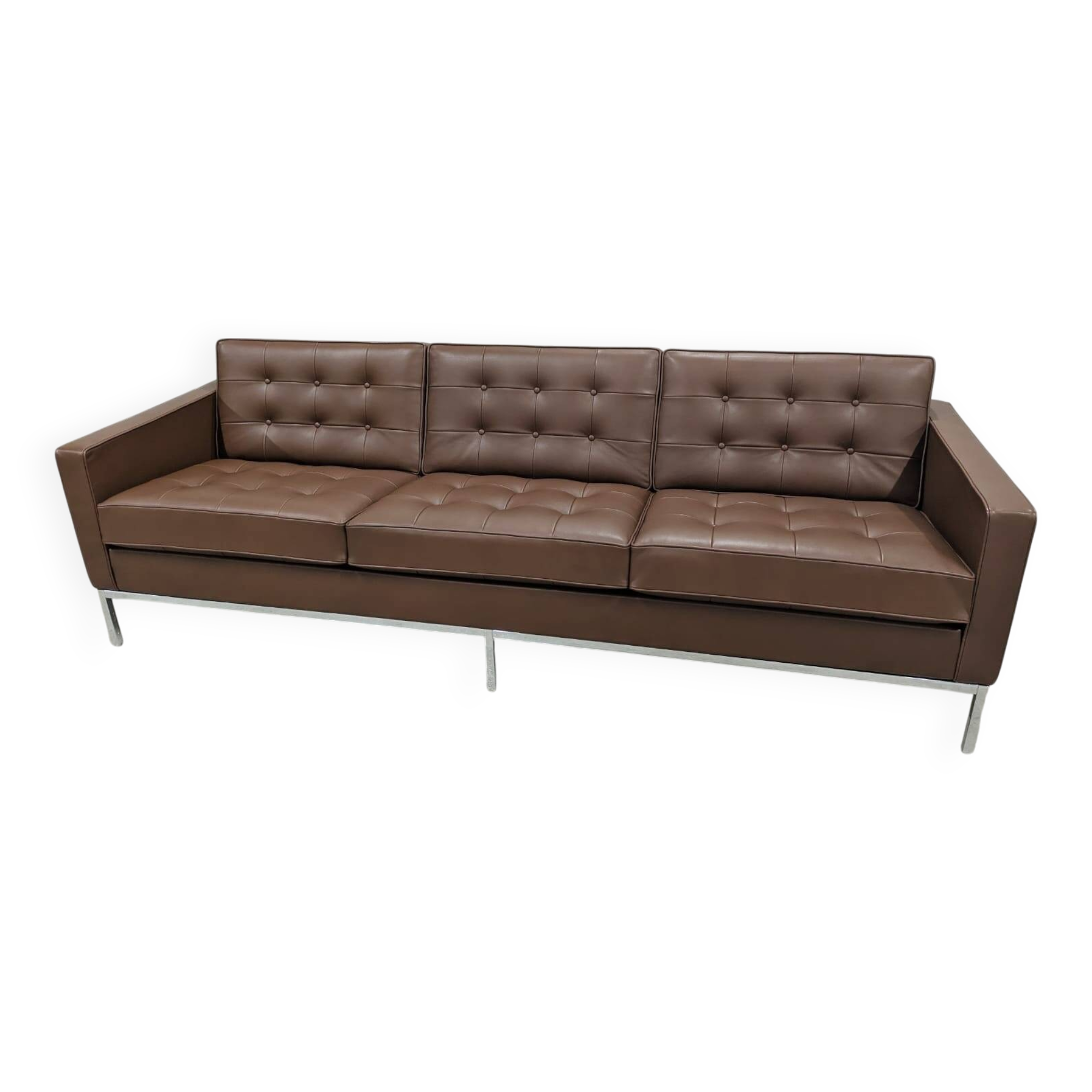 Florence Knoll Sabrina Leather Sofa