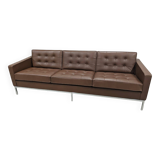 Florence Knoll Sabrina Leather Sofa