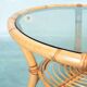 1960s round rattan coffee table, Rohé Noordwolde