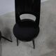 Pair of Baumann Montdor model chairs restored black 1980
