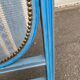 Louis XVI Style Chair / Medallion Painted in Blue