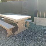 Monastery table with 2 benches