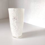 Handcrafted blown glass vase