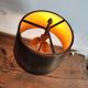 Charles brass and bronze lamp circa 1970