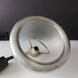 Chandelier rises and falls transparent plastic and chrome vintage 1970 space age