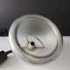 Chandelier rises and falls transparent plastic and chrome vintage 1970 space age