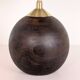Wooden bedside lamp