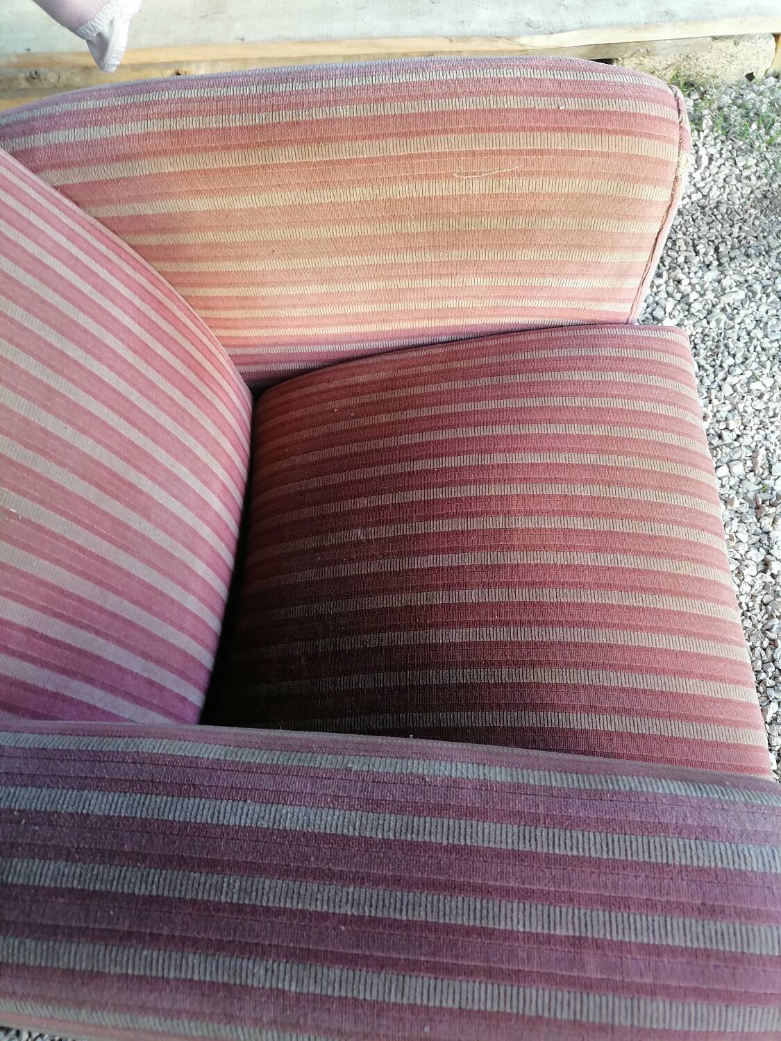 Fabric armchair 1900-1930