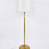 Bakalowits floor lamp from Vienna in solid brass with a glass handle, Austria, 1950s.