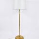 Lampadaire Bakalowits Vienne en laiton massif avec poignée en verre, Autriche, années 1950