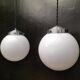 Suspensions boules opalines