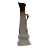 Cubist Ceramic Vase-Piercer - Mid-20th Century