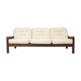 1980s three seater adjustable sofa / leda lux, czechoslovakia